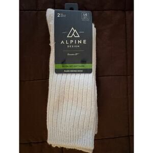 Alpine Design crew socks men's 9-13 2pair pack